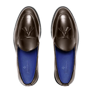 Louis Vuitton Brown Suede Saint Germain Slip On Loafers Size 43